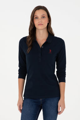 Женский темно-синий базовый свитшот Неожиданная скидка в корзине - U.s. polo assn фото 7