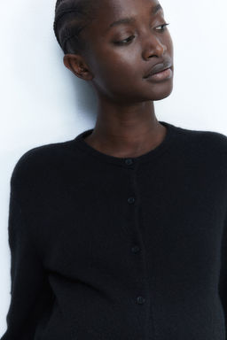 MAMA Cardigan de punto fino