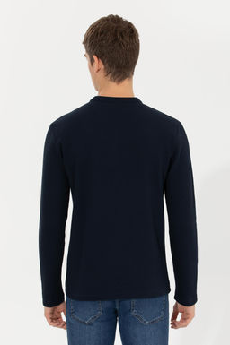 Erkek Lacivert Sweatshirt