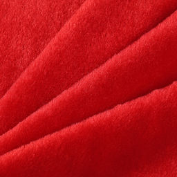 Ткань для рукоделия, мех искусственный, набор 2 вида, лоскут 40×40 см, красный, жёлтый