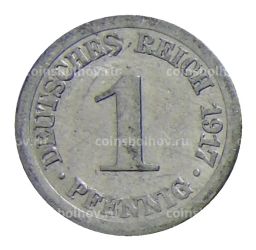 1 пфенниг 1917 года А Германия