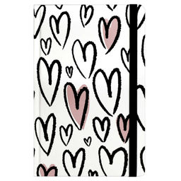 Ежедневник недатированный арт. 71542 КРУПНЫЕ СЕРДЕЧКИ