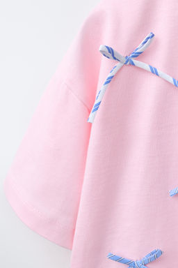 T-SHIRT WITH BOWS - Zara фото 3