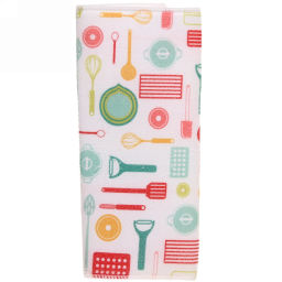 Цена за 2 шт. Коврик для сушки посуды 30*38см "Кухня микс"