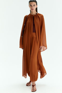 Caft?n de gasa con frunces - H&m фото 2