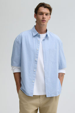 Camisa de manga corta Relaxed Fit - H&m фото 6