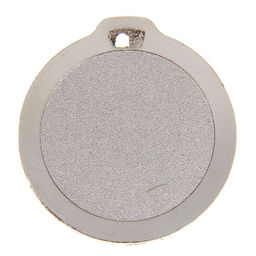 Цена за 2 шт. Медаль призовая «2 место» серебро 021, d=4 см, без ленты