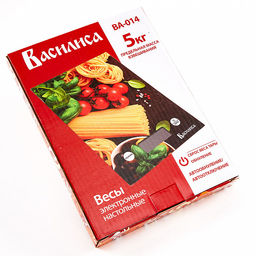 Весы настольные электронные ВАСИЛИСА ВА-014 Итальянская кухня 5кг