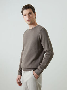 Bisiklet Yaka Erkek Triko Kazak