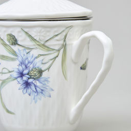 КРУЖКА ЗАВАРОЧНАЯ LEFARD ВАСИЛЬКИ С КРЫШКОЙ И СИТОМ 350 МЛ