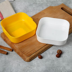 Ланч - бокс квадратный двухуровневый «Авокадо», 800 мл