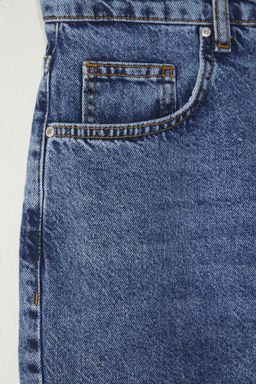 TRENDYOL MAN Mavi Baggy Fit More Sustinable Kot Sort TMNSS25SR00054 - Trendyolmilla фото 13