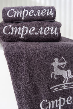 14418/10 Знаки зодиака полотенце махровое плотность 350гр