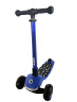 Самокат трехколесный Slider, светящиеся полиуретановые колёса и платформа, руль складной фото 3