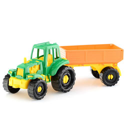 Трактор "Иван" с бортовым прицепом Фермерский