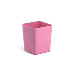 Стакан для канц ErichKrause BASE PASTEL розовый пластик