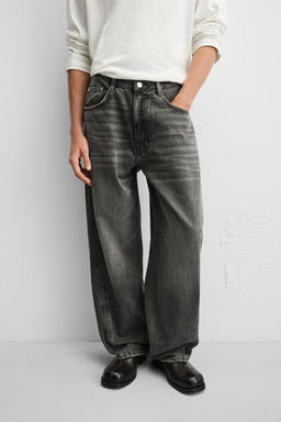BAGGY JEANS WITH SEAM DETAIL - Zara фото 5