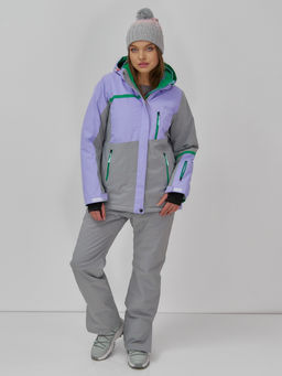 Куртка горнолыжная женская CHUNMAI 7092Sn утеплитель 480-580 г/м² сиреневая - Mtforce фото 8