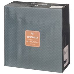 ВАЗА СЕРВИРОВОЧНАЯ BRONCO SOUL KITCHEN 16*5 СМ СЕРАЯ  фото 2