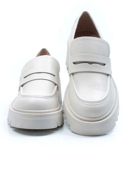 03-C1801-3 WHITE Лоферы женские (натуральная кожа)