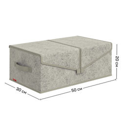 VAL MM-BOX-T2 Короб стеллажный 2-х секционный, 50*30*20 см, MONET MORNING, шт - Valiant фото 6