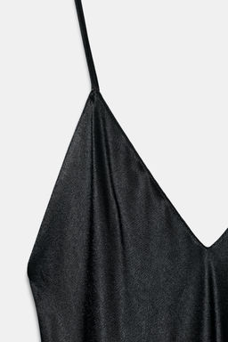 ZW COLLECTION LACE-TRIMMED DRESS - Zara фото 7