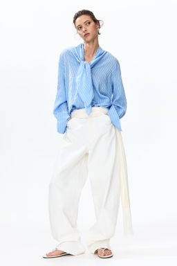 Camisa con cuello fular - H&m фото 3