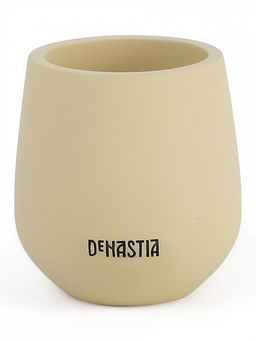 Стакан для зубных щёток 300мл жёлтый полирезина - Lucky фото 2