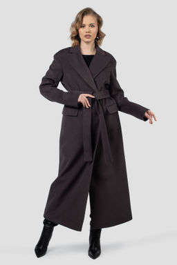 01-12172 Пальто женское демисезонное (пояс) - El podio фото 2