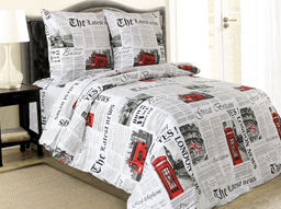 41262-БЧ Павлинка комплект евро "London news" рис. 5221-01