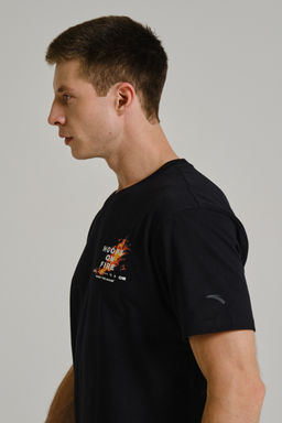 Футболка Черный SHOCK 4 SS Tee - Anta фото 4