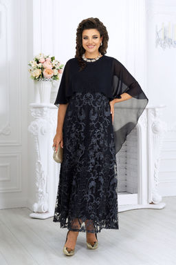 Платье Ninele 7496-Р синий