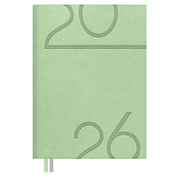 Ежедневник датированный 2026 ESCALADA, #ДУМАЙ КАК МИЛЛИАРДЕР, А6+, 176 л., арт. 70304/ 20 ЛЕЗЕРЕТТО СВЕТЛО-ЗЕЛЁНЫЙ