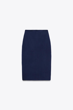 PLAIN KNIT MIDI SKIRT - Zara фото 4