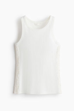 Top de canal? con inserci?n de encaje - H&m фото 2