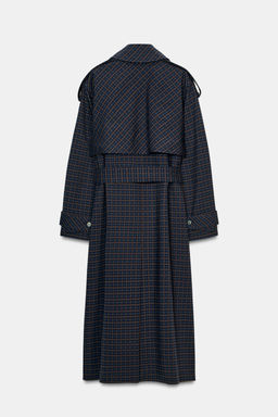 CHECK TRENCH COAT ZW COLLECTION LIMITED EDITION - Zara фото 11