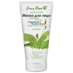 Маска д/лица Подорожник и полевой хвощ очищающая 170 мл - Green mama фото 3