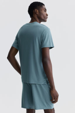 Pijama corto de dos piezas en punto - H&m фото 8