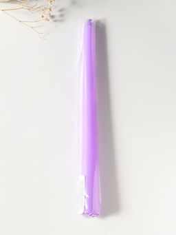 Цена за 2 шт. Свеча античная 25 см, 58 гр, 7 ч, цв. лаванда