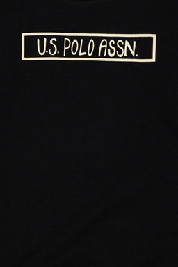 U. S. Polo Assn / Детский черный базовый свитшот с круглым вырезом - U.s. polo assn фото 3