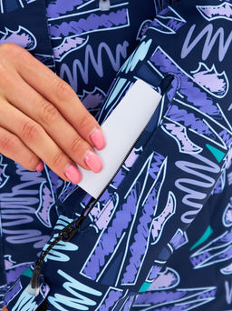 Женская горнолыжная сноубордическая куртка Alpha Endless Ultra Chaleur SNB 423/316_5 Разноцветный  фото 12