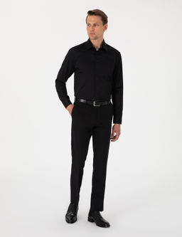 Siyah Regular Fit Uzun Kollu Basic G_mlek - Pierre cardin фото 4