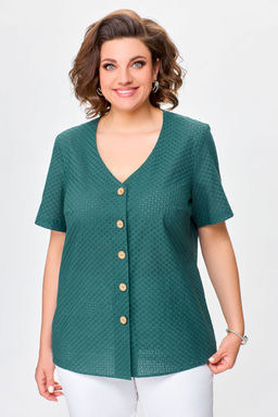 Блуза Swallow 743 изумруд