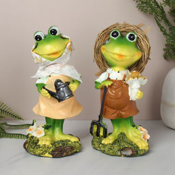 Фигурка Лягушка 2 штуки набор 15 см / 6162 /уп 96/
