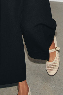 BAILARINA EFECTO CROCHET / Blanco Crudo - Zara фото 5