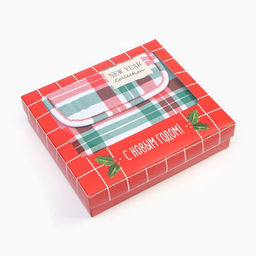 Кух. набор Этель Нoliday decoration: полотенце 40х73 см, прихватка 19х19 см, фартук 60х70 см  фото 8
