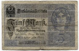 5 марок 1917 года Германия