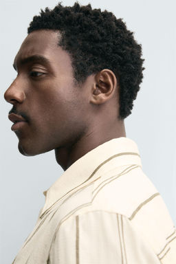 STRIPED JACQUARD SHIRT - Zara фото 5