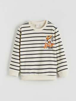 Bisiklet Yaka Erkek ?ocuk Sweatshirt