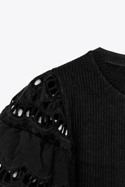 TANK TOP WITH SLEEVE EMBROIDERY - Zara фото 24